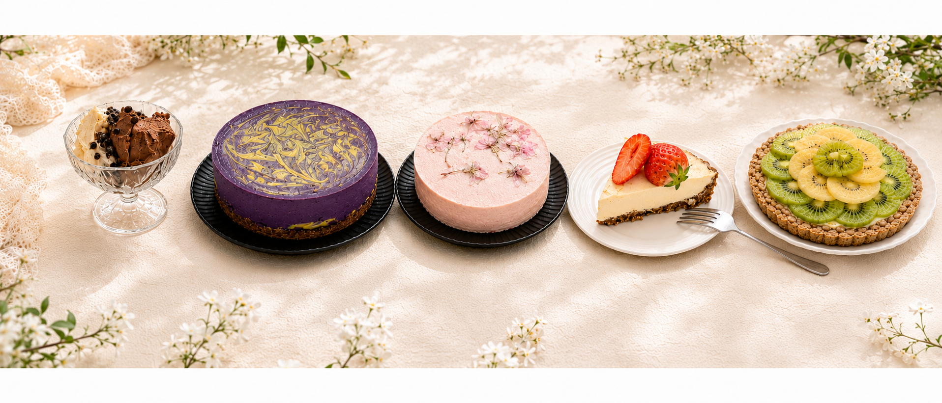 ロースイーツ単発レッスンの作品例